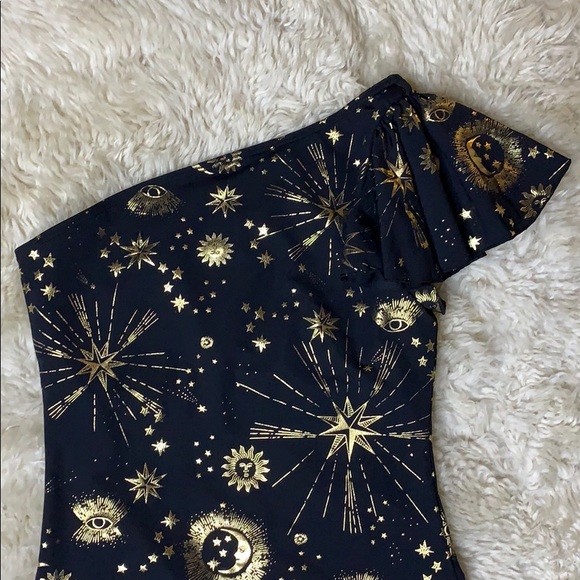 Carbon 38 Cosmic Celestial One Shoulder Bodysuit - Picture 8 of 13